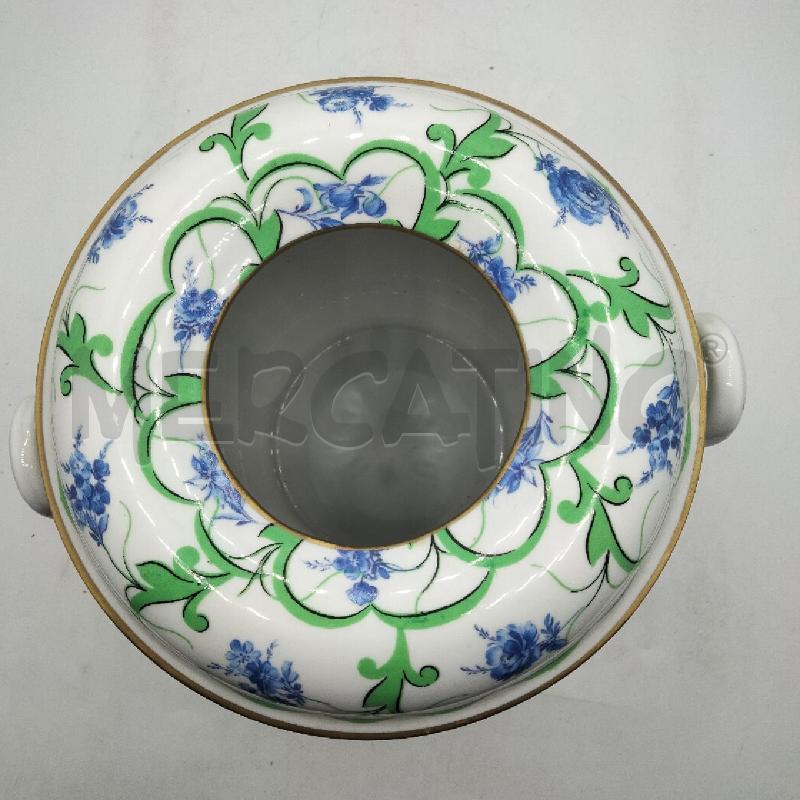 CACHEPOT PORCELLANA SEVRES DEC VERDI ORO | Mercatino dell'Usato Roma viale tirreno 2