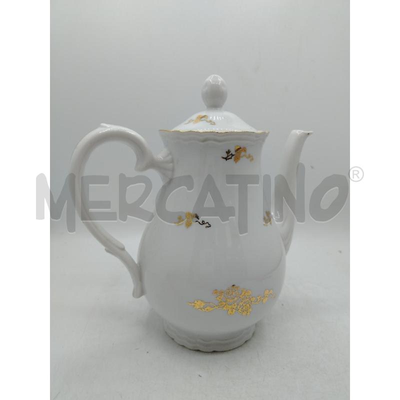 CAFFETTIERA GINORI DECORI ORO | Mercatino dell'Usato Roma viale tirreno 1
