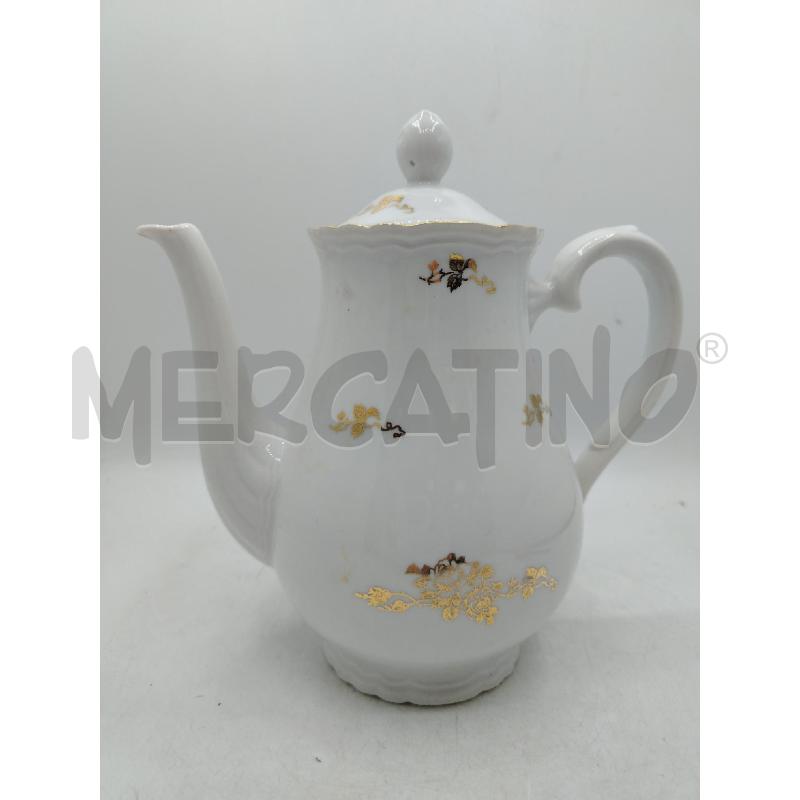 CAFFETTIERA GINORI DECORI ORO | Mercatino dell'Usato Roma viale tirreno 2