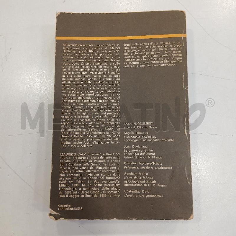 CALVESI DUCHAMP INVISIBILE | Mercatino dell'Usato Roma viale tirreno 3