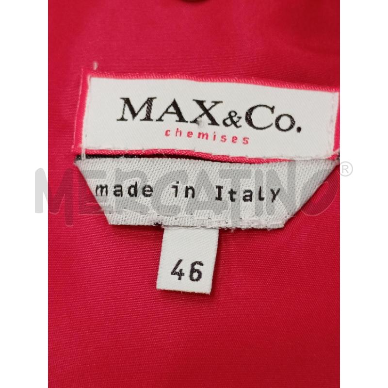 CAMICIA D MAX & CO RSS MANICHE CORTE  | Mercatino dell'Usato Roma viale tirreno 3