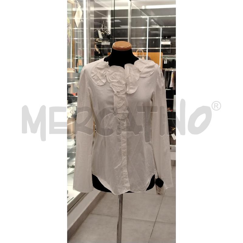 CAMICIA D MOSCHINO CHEAP AND CHIC BIANCO  | Mercatino dell'Usato Roma viale tirreno 1