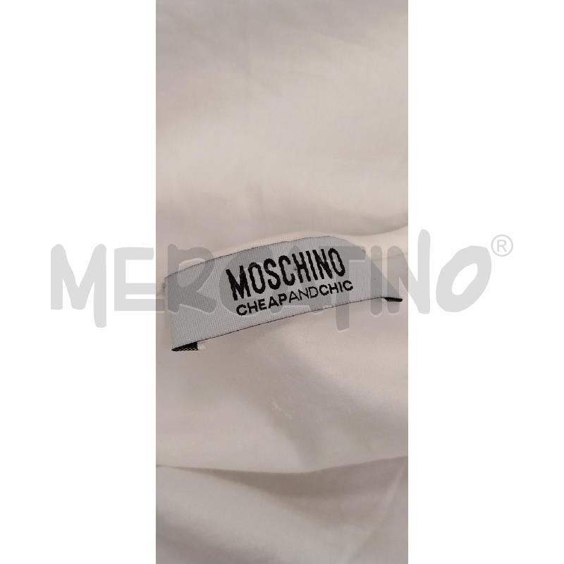 CAMICIA D MOSCHINO CHEAP AND CHIC BIANCO  | Mercatino dell'Usato Roma viale tirreno 5