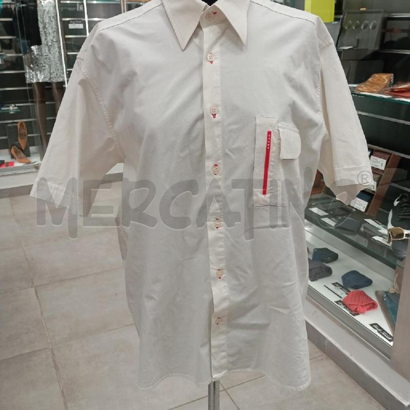 CAMICIA U PRADA BIANCO  | Mercatino dell'Usato Roma viale tirreno 1