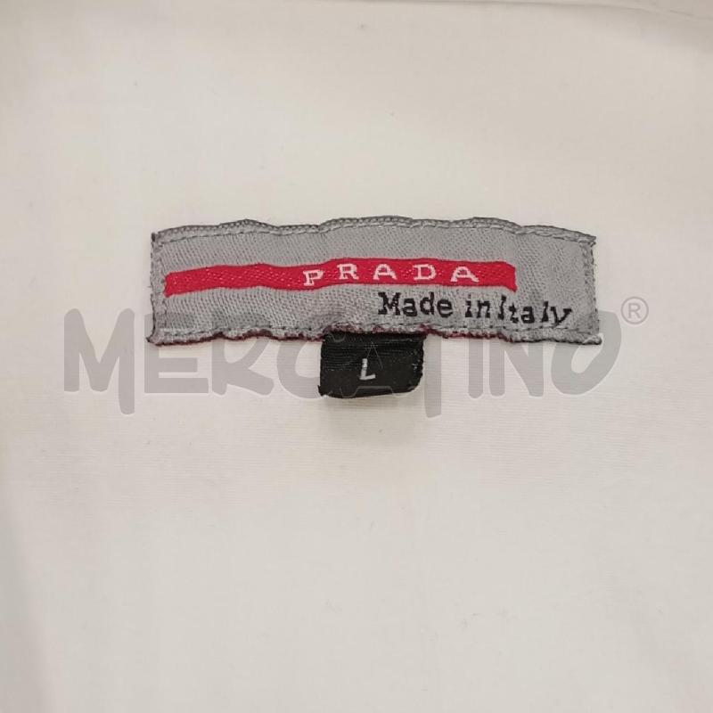CAMICIA U PRADA BIANCO  | Mercatino dell'Usato Roma viale tirreno 2