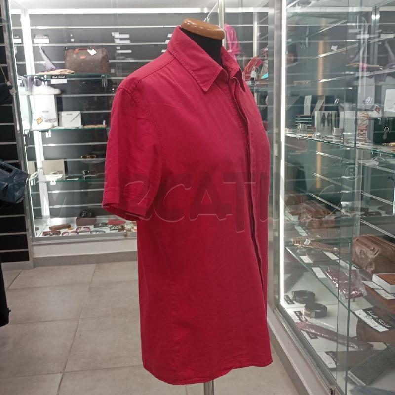 CAMICIA U VERSU VERSACE VINTACE ROSSO  | Mercatino dell'Usato Roma viale tirreno 3