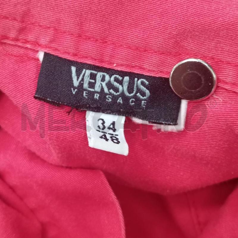 CAMICIA U VERSU VERSACE VINTACE ROSSO  | Mercatino dell'Usato Roma viale tirreno 4