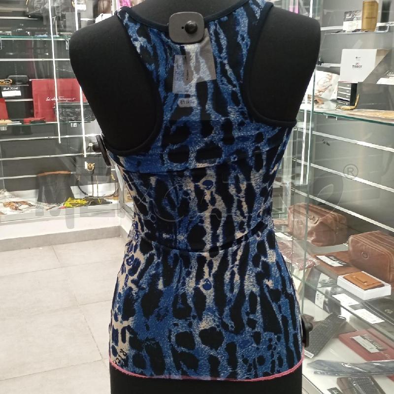 CANOTTA D RICHMOND ANIMALIER NE BL  | Mercatino dell'Usato Roma viale tirreno 2