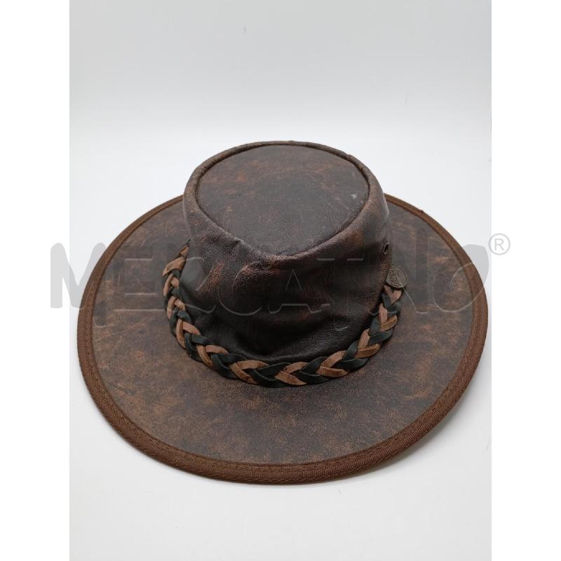 CAPPELLO U BARMAH MA PELLE SFUMATURE TRECCIA | Mercatino dell'Usato Roma viale tirreno 1