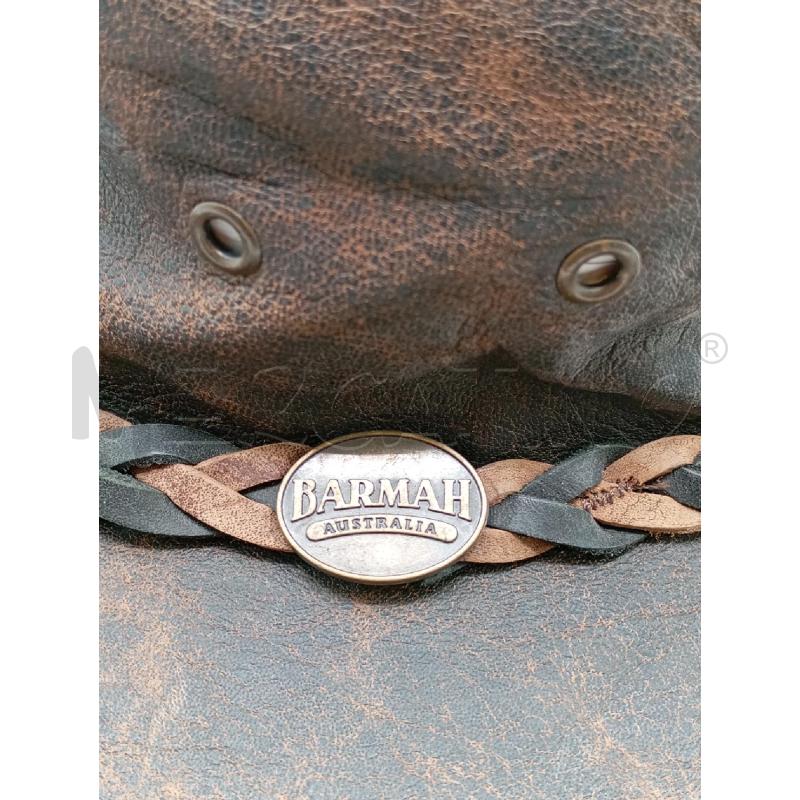 CAPPELLO U BARMAH MA PELLE SFUMATURE TRECCIA | Mercatino dell'Usato Roma viale tirreno 3