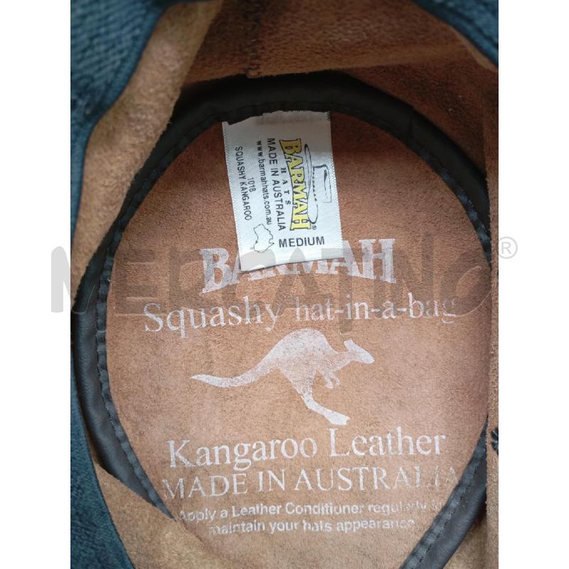 CAPPELLO U BARMAH MA PELLE SFUMATURE TRECCIA | Mercatino dell'Usato Roma viale tirreno 5