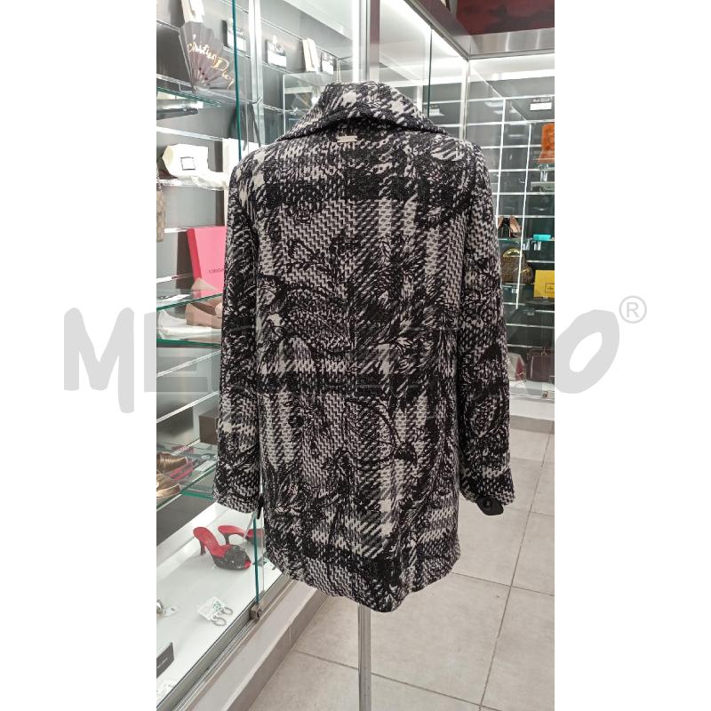 CAPPOTTO D CAFÈNOIR GRIGIO/BIANCO/NERO  | Mercatino dell'Usato Roma viale tirreno 2