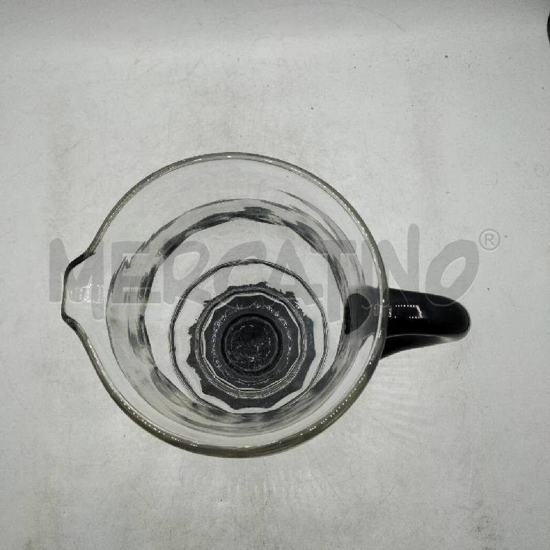 CARAFFA ART DECÒ BASE E MANICO NERO | Mercatino dell'Usato Roma viale tirreno 3
