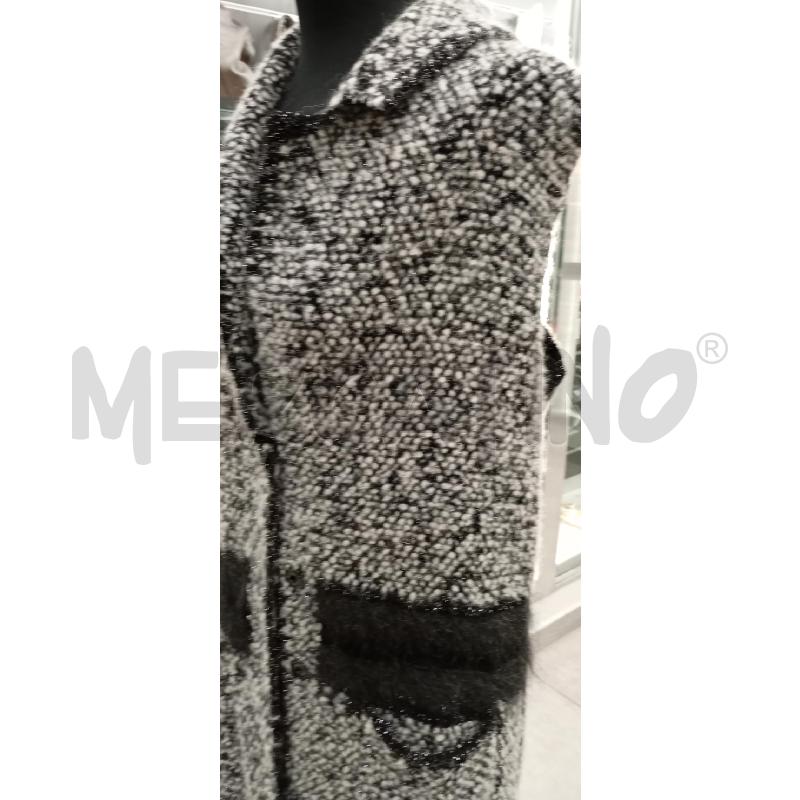 CARDIGAN D D.EXTERIOR NE GRI LUREX  | Mercatino dell'Usato Roma viale tirreno 2