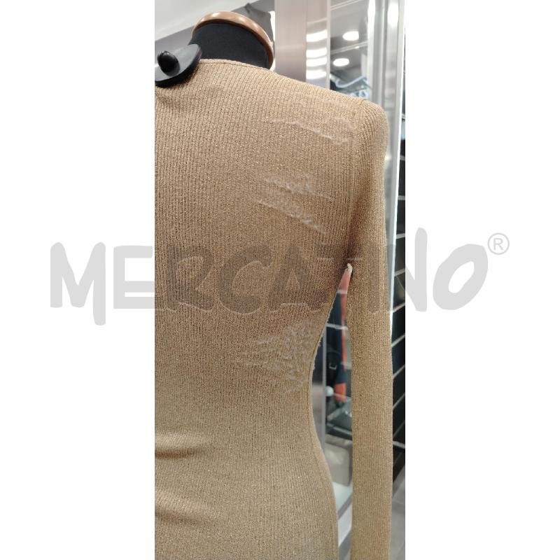 CARDIGAN D DOLCE & GABBANA DORATA GLITTWER COSTINE  | Mercatino dell'Usato Roma viale tirreno 3