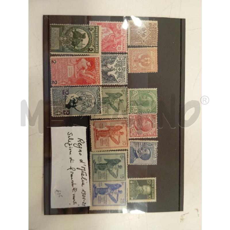 CARTONC FRANCOB REGNO 1901-21 | Mercatino dell'Usato Roma viale tirreno 1