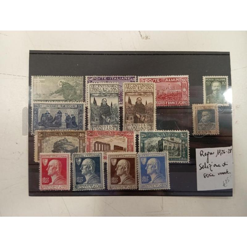 CARTONC FRANCOB REGNO 1926--28 | Mercatino dell'Usato Roma viale tirreno 1