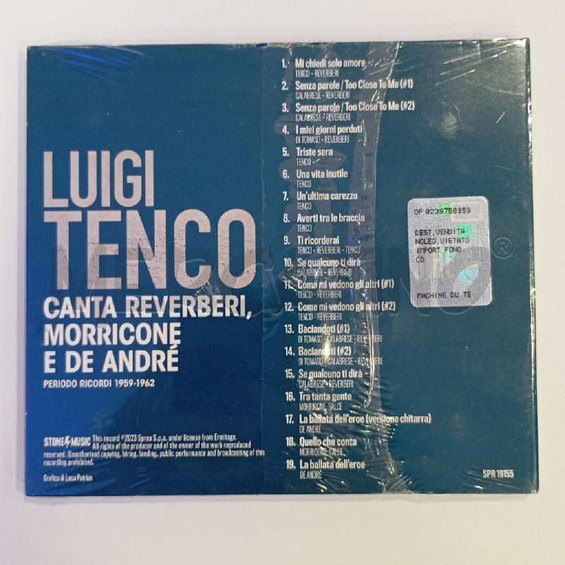 CD TENCO CANTA REVERBERI, MORRICONE E DE ANDRÉ | Mercatino dell'Usato Roma viale tirreno 2