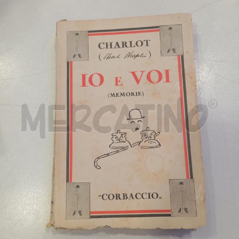 CHARLIE CHAPLIN IO E VOI MEMORIE | Mercatino dell'Usato Roma viale tirreno 1