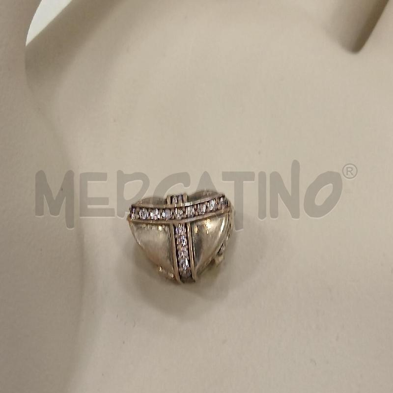 CHARM PANDORA CUORE FIOCCO STRASS VI | Mercatino dell'Usato Roma viale tirreno 2