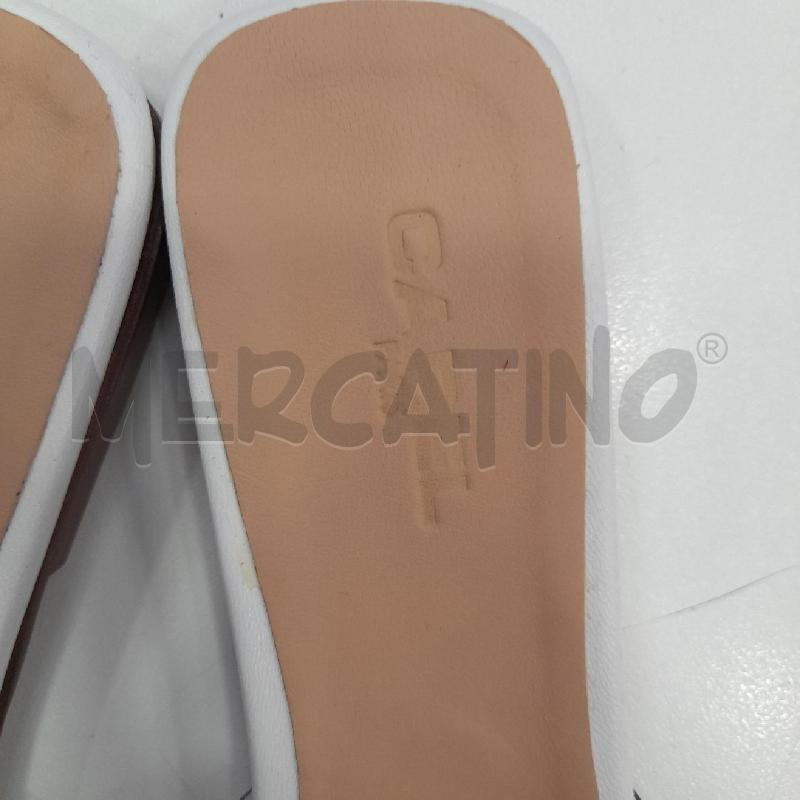 CIABATTE D CAREL FASCIA TRASO STAMPA PIEDI SCATOLA | Mercatino dell'Usato Roma viale tirreno 4