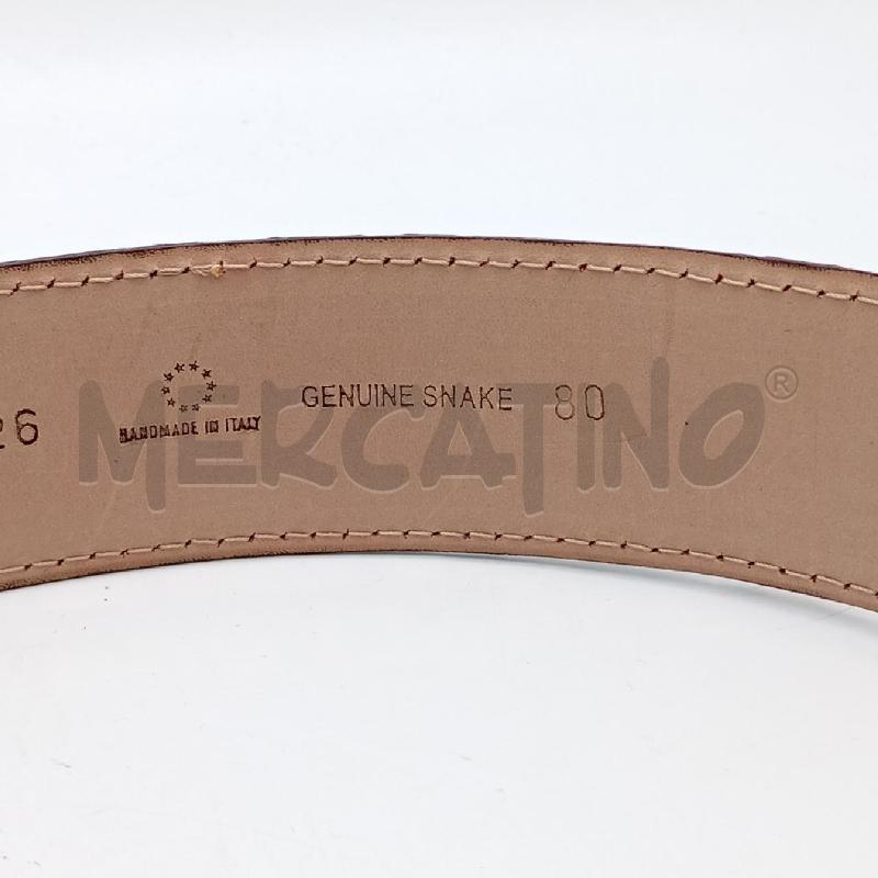 CINTURA D CLAUDIO ORCIANI VERA PELLE MA BE SFUM  | Mercatino dell'Usato Roma viale tirreno 2