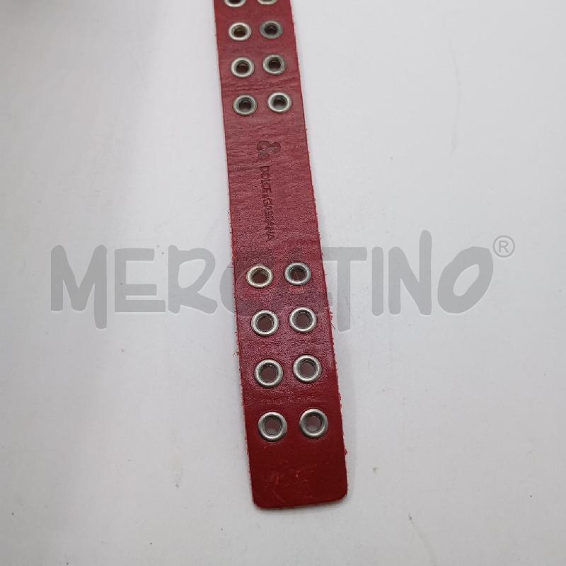 CINTURA D D&G ROSSO  | Mercatino dell'Usato Roma viale tirreno 3