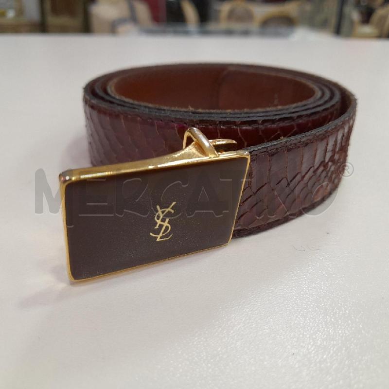 CINTURA D YSL IN PITONE  | Mercatino dell'Usato Roma viale tirreno 1
