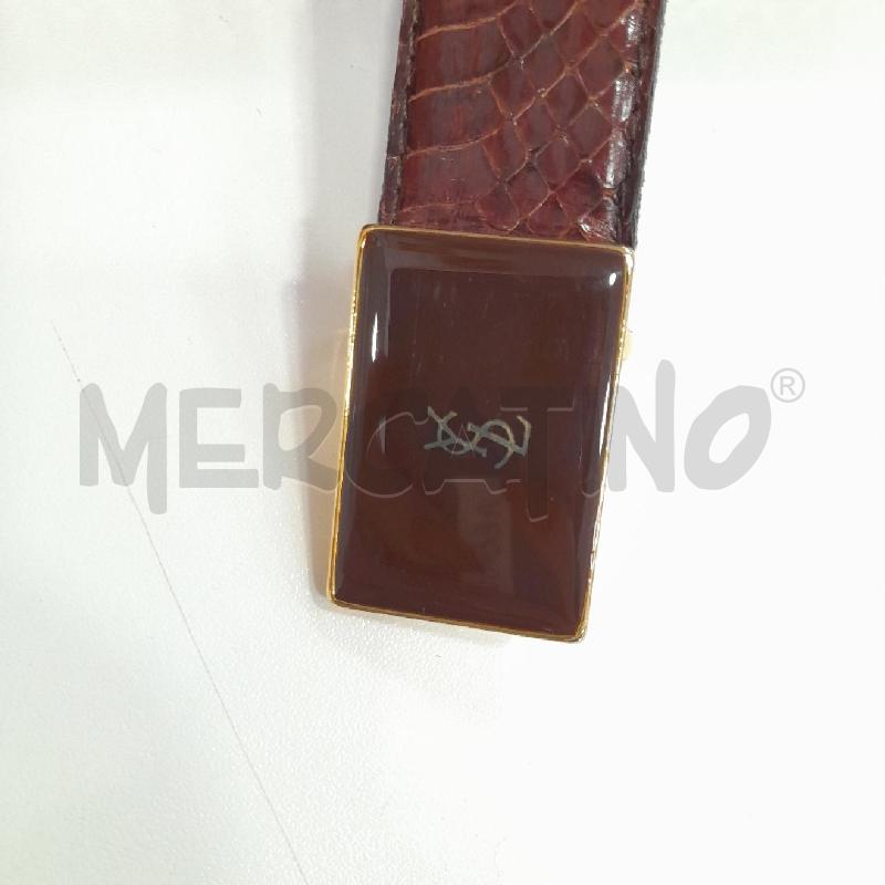 CINTURA D YSL IN PITONE  | Mercatino dell'Usato Roma viale tirreno 2