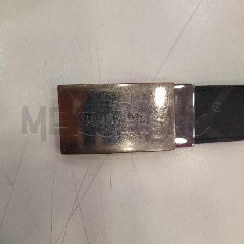 CINTURA U BURBERRY NE TARTAN FIBIA DA RIV | Mercatino dell'Usato Roma viale tirreno 4