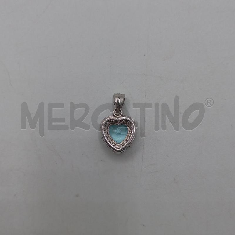 CIONDOLO ARGENTATO CUORE CE  | Mercatino dell'Usato Roma viale tirreno 2
