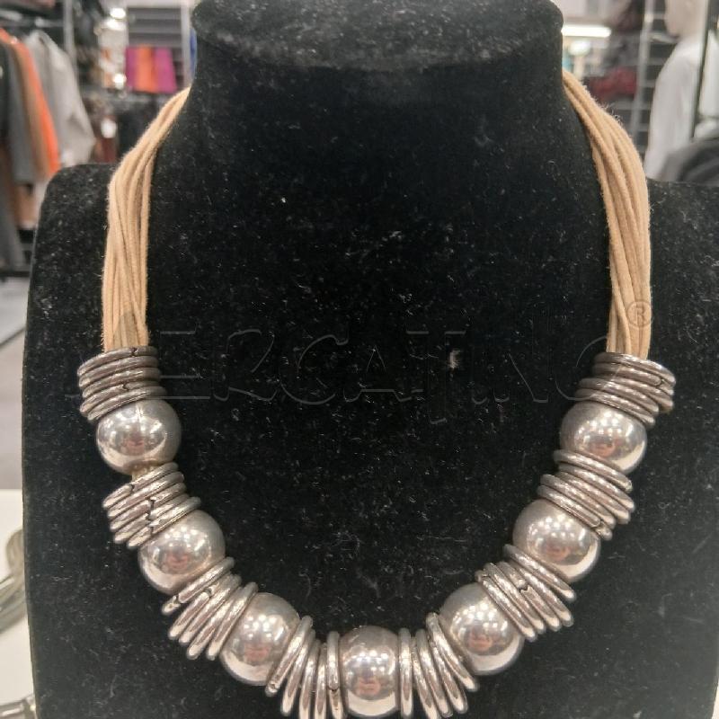 COLLANA 10M2 PIU FILI BE SFERE DISCHI GR  | Mercatino dell'Usato Roma viale tirreno 1