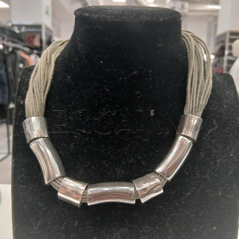 COLLANA 10M2 PIU FILI VE MIL SCURO TUBI GR  | Mercatino dell'Usato Roma viale tirreno 1