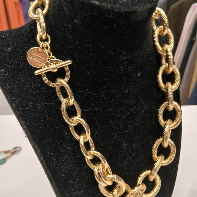 COLLANA 1 A ERRE CATENA DOR PUNTINATA  | Mercatino dell'Usato Roma viale tirreno 2
