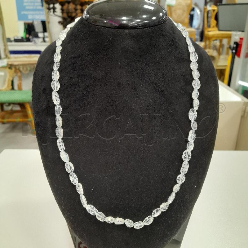 COLLANA ACQUAMARINA CHIUS MET FILO CELESTE | Mercatino dell'Usato Roma viale tirreno 1