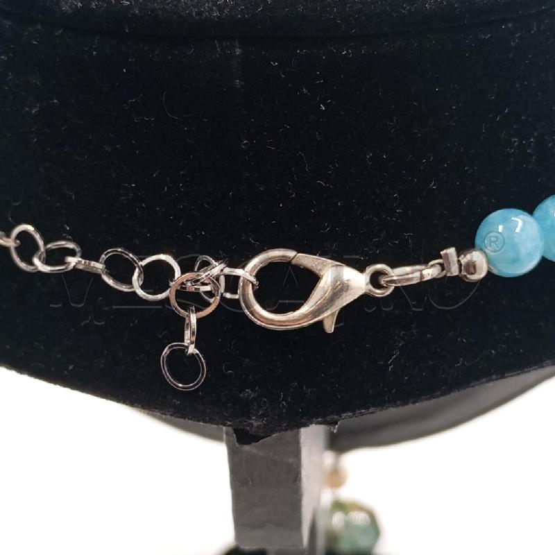 COLLANA AGATA STRAITA BL CE  | Mercatino dell'Usato Roma viale tirreno 2