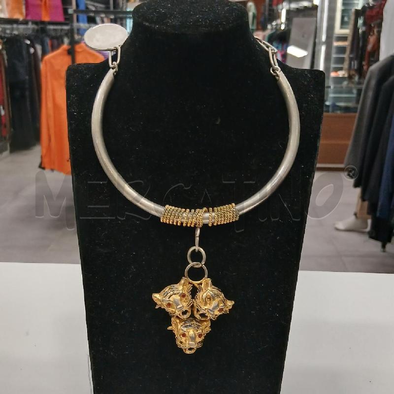 COLLANA BIJOUX CASCIO CIONDOLO TIGROTTO | Mercatino dell'Usato Roma viale tirreno 1