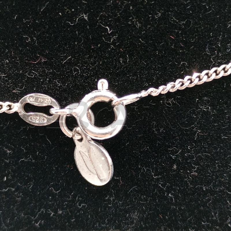 COLLANA BOCCADAMO ARGENTATA SFERA BI STRASS | Mercatino dell'Usato Roma viale tirreno 2