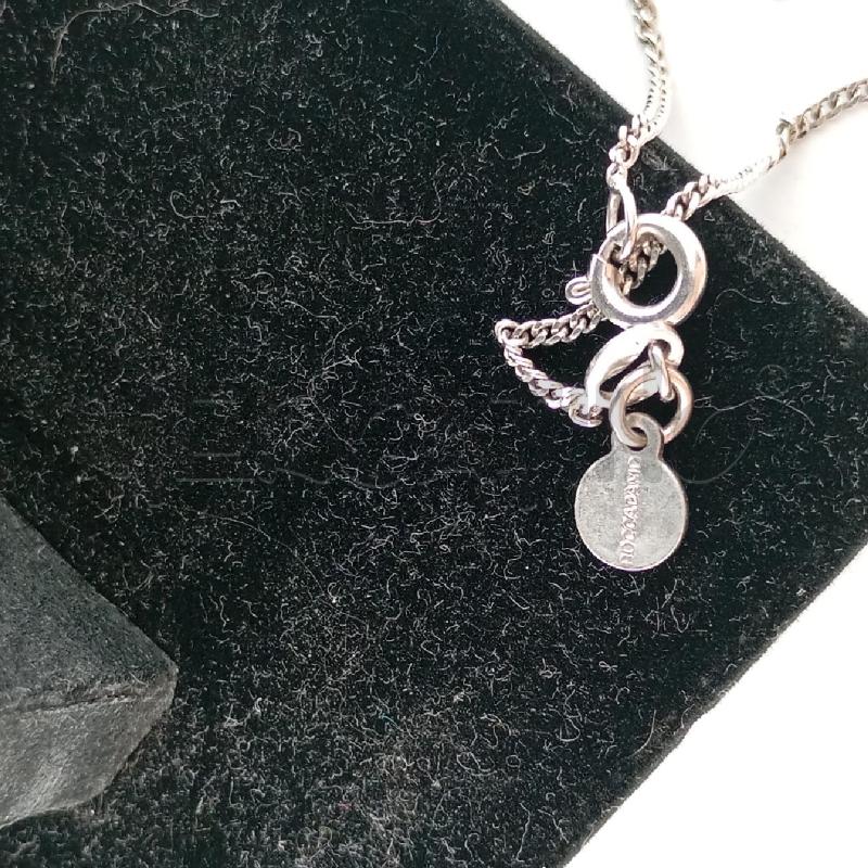 COLLANA BOCCADAMO ARGENTATA SFERA BI STRASS | Mercatino dell'Usato Roma viale tirreno 3