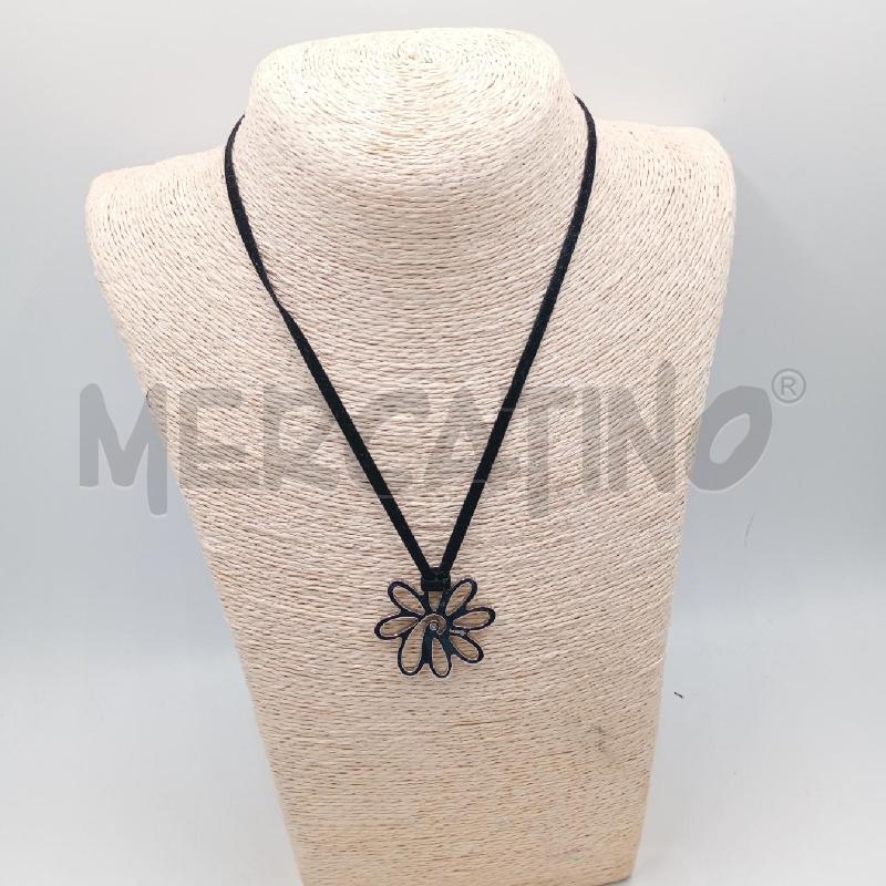 COLLANA BROSWAY LACCIO NE FIORE GR TRAF  | Mercatino dell'Usato Roma viale tirreno 2