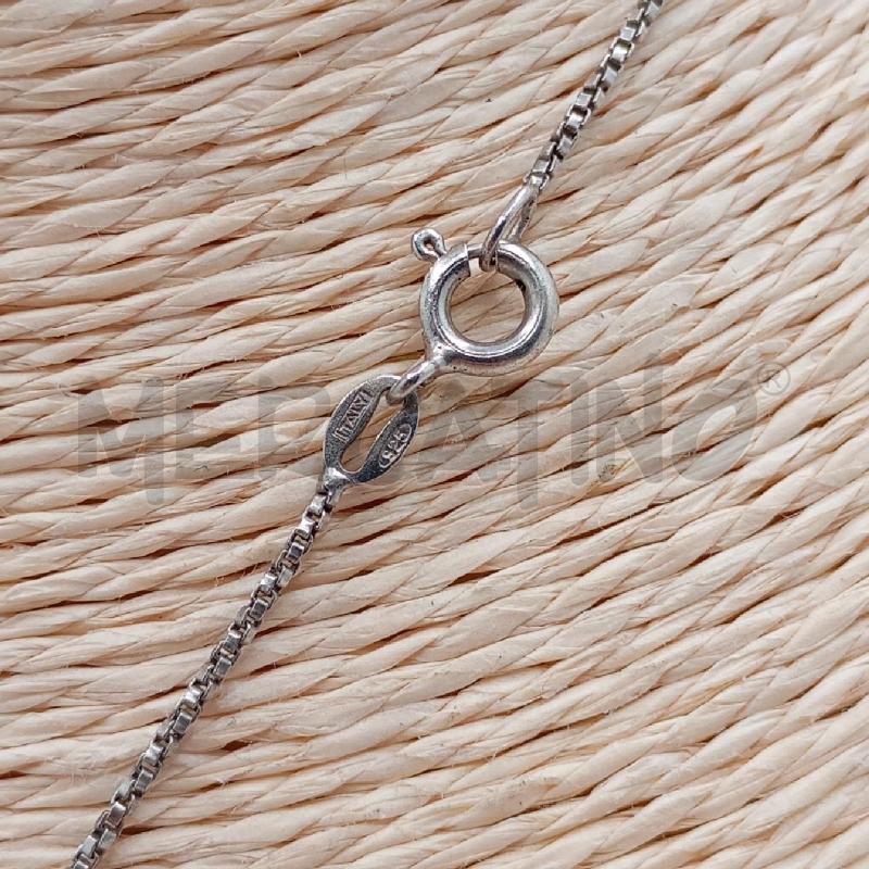 COLLANA CATENINA MET CIONDOLO OVALE AMBRA  | Mercatino dell'Usato Roma viale tirreno 2