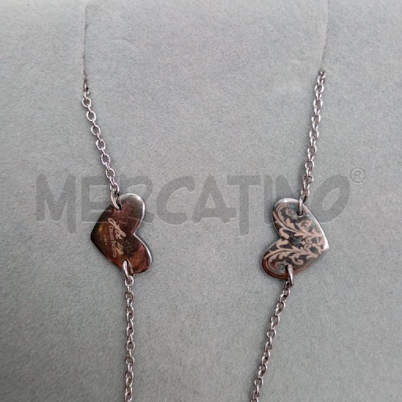 COLLANA CESARE PACIOTTI CATENE STRASS PEND  | Mercatino dell'Usato Roma viale tirreno 3