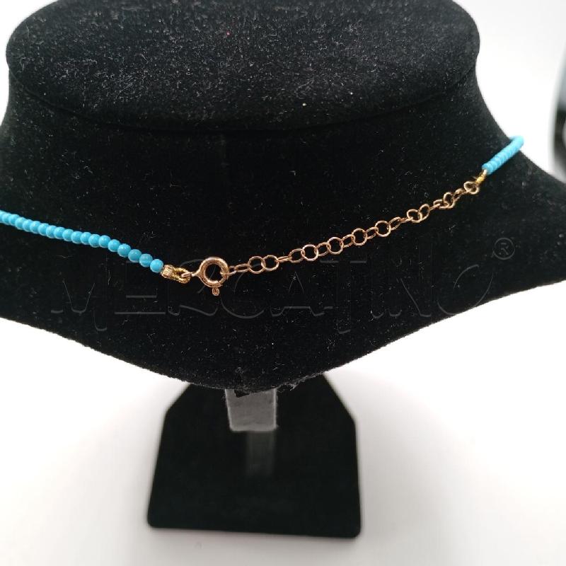 COLLANA CHIUS ARGENTATA PERLNE CE  | Mercatino dell'Usato Roma viale tirreno 2