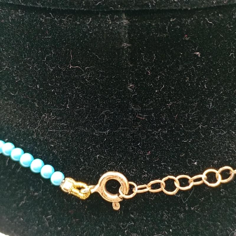 COLLANA CHIUS ARGENTATA PERLNE CE  | Mercatino dell'Usato Roma viale tirreno 3