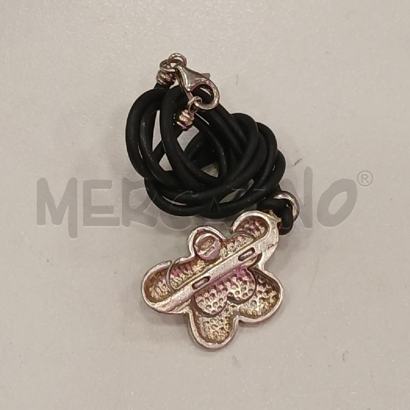 COLLANA FILO NE CIONDOLO MET MEZZO FIORE  | Mercatino dell'Usato Roma viale tirreno 2