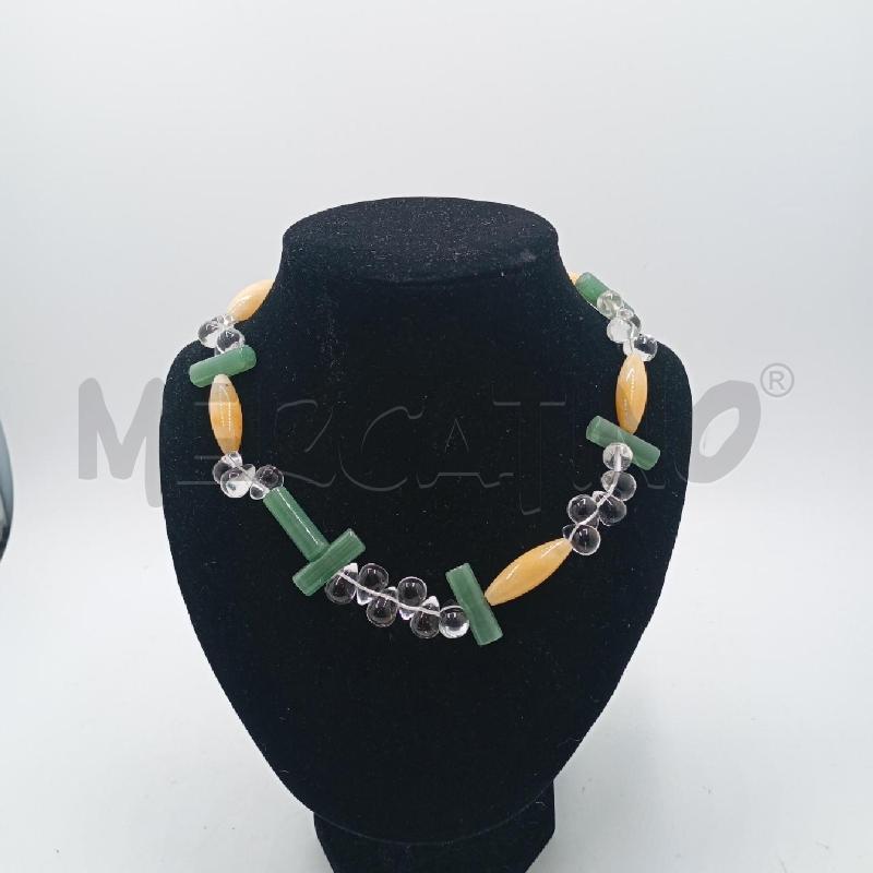 COLLANA GIADA VE GI CRIST ROCCA | Mercatino dell'Usato Roma viale tirreno 1