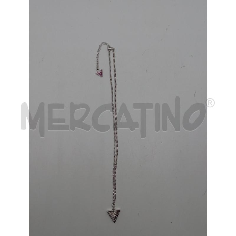 COLLANA GUESS ARGENTATO | Mercatino dell'Usato Roma viale tirreno 3