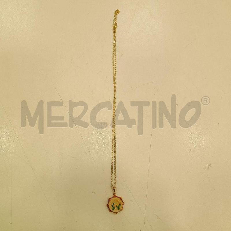 COLLANA ISOLA BELLA TAMBURELLO SMALTO COL | Mercatino dell'Usato Roma viale tirreno 3