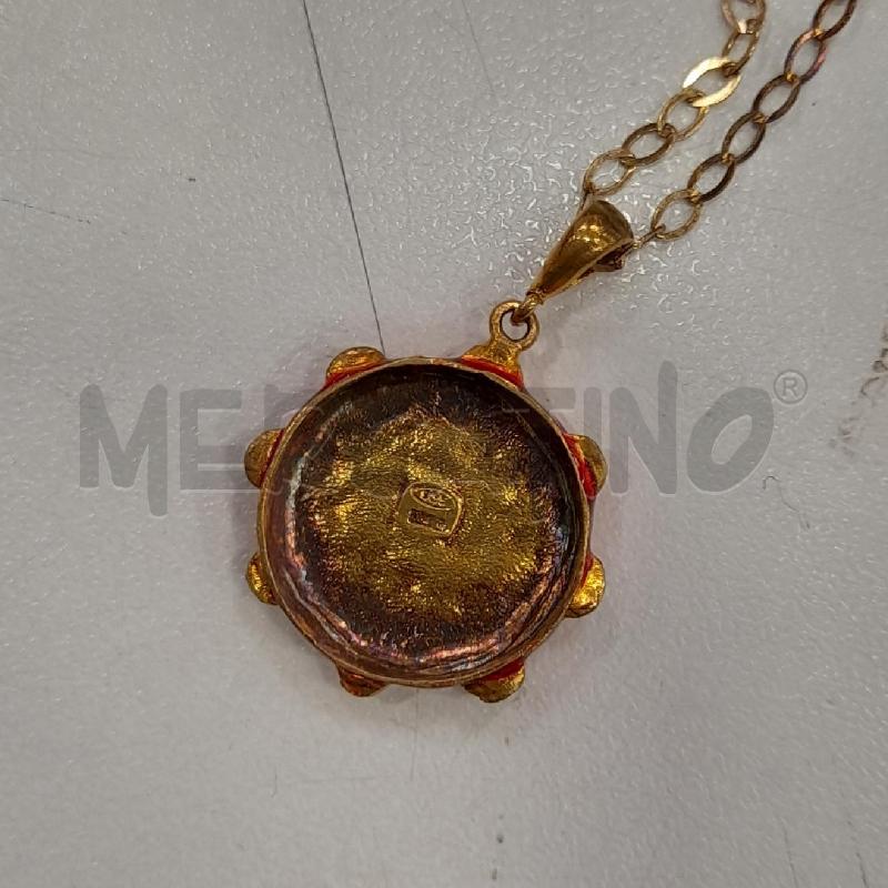 COLLANA ISOLA BELLA TAMBURELLO SMALTO COL | Mercatino dell'Usato Roma viale tirreno 5