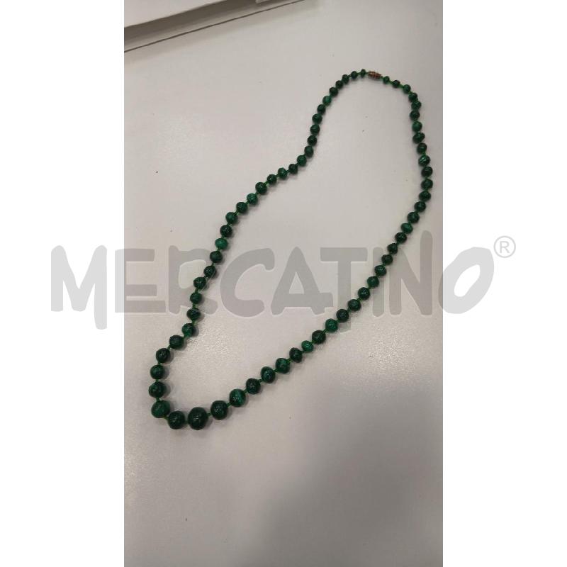 COLLANA MALACHITE VE  | Mercatino dell'Usato Roma viale tirreno 1